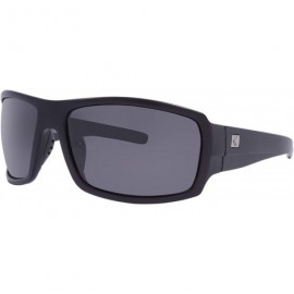 Wrap Polarized Lifestyle Sunglasses Protection Rectangular - CS197CSCH62 $40.44