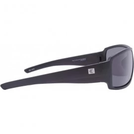 Wrap Polarized Lifestyle Sunglasses Protection Rectangular - CS197CSCH62 $40.44