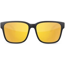 Shield Apollo Sunglasses - Gold - CZ18ST6CEI7 $44.67