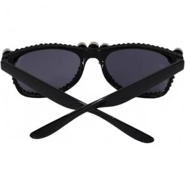 Sport Skull Punk Rhinestone Sunglasses UV Protection Hip Hop Glasses - Square Frame Small Skull - CO18X9UH6WI $11.19