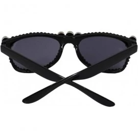 Sport Skull Punk Rhinestone Sunglasses UV Protection Hip Hop Glasses - Square Frame Small Skull - CO18X9UH6WI $19.72