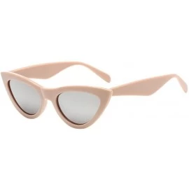 Aviator Fashion Retro Vintage Cat Eye Unisex Sunglasses Rapper Grunge Glasses Eyewear Luxury Accessory (Multicolor) - C9195N2...