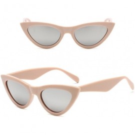 Aviator Fashion Retro Vintage Cat Eye Unisex Sunglasses Rapper Grunge Glasses Eyewear Luxury Accessory (Multicolor) - C9195N2...