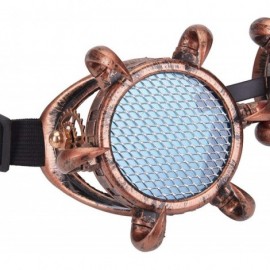 Goggle Kaleidoscope Eyewear Steampunk Goggles Glasses Paw Frame Cosplay Goggles - Brass - CF18T04E5L8 $12.25