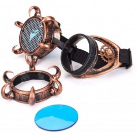 Goggle Kaleidoscope Eyewear Steampunk Goggles Glasses Paw Frame Cosplay Goggles - Brass - CF18T04E5L8 $12.25