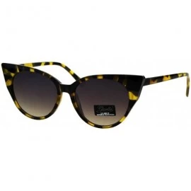 Butterfly Womens Fashion Sunglasses Butterfly Cateye Frame Slim Design UV 400 - Light Tort (Brown Gradient) - CQ18KXERZ2R $19.95