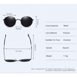Aviator Sunglasses Polarizing sunglasses for men and women Elliptical Sunglasses driving glasses - A - CS18QCC878X $29.50