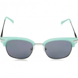 Square Women's Water Color Square Hideaway Bifocal Sunglasses - Turquoise/Silver - 50 mm 3 - C918072D8MD $19.23