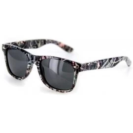Wayfarer 1 Pc Mossy Oak Style 100% UVA UVB Sunglasses Camouflage Tree Outdoor - Choose Color - Black-white Camo - CZ18MI7RHWM...