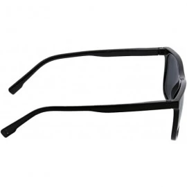 Square Highbrow Square Reading Sunglasses- Black- 56 mm + 2 - C718XDDG24K $15.87