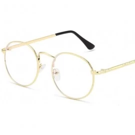 Goggle mirror practical goggles glasses package - Gold Frame Anti-blue Light - CR18WSD06Z0 $33.49