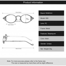 Sport Gothic Vintage John Lennon Style Oval Sunglasses - Steampunk Retro Mirror Sun Glasses Women Unisex Eyeglasses - CY18TCW...