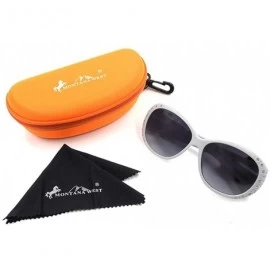 Wayfarer Wayfarer Rhinestone Sunglasses For Women Western UV 400 Protection Shades With Bling - White - CU199GLR2II $34.65