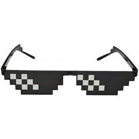 Goggle Men Women Brand Thug Life Party Eyeglasses Mosaic Vintage Eyewear - C2 - CM18HLOOLM4 $19.93