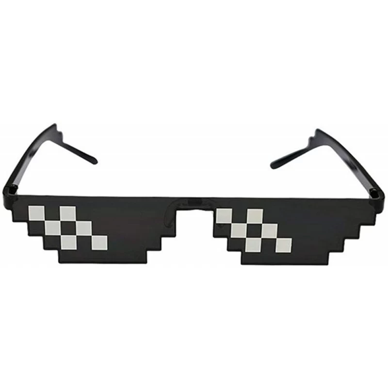 Goggle Men Women Brand Thug Life Party Eyeglasses Mosaic Vintage Eyewear - C2 - CM18HLOOLM4 $9.30
