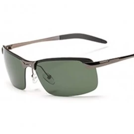 Goggle Polarized sunglasses Sunglasses polarized wholesale - Gun Frame / Dark Green - CY18AZA7SQC $27.40