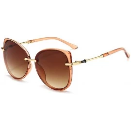Cat Eye Retro sunglasses fashion cat eye sunglasses - Tea Box Progressive Tea - CV1999L8YXT $43.88