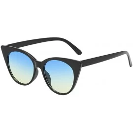 Rimless Fashion Man Women Small Frame Heart Sunglasses Glasses Vintage Retro Style Lightweight Glasses - D - CV196IM253R $18.35