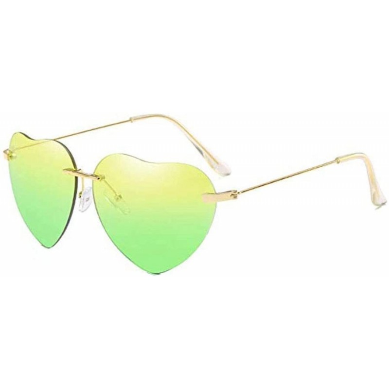 Semi-rimless Fashion Sunglasses Shaped Street - H - CF194XMXKLY $16.44