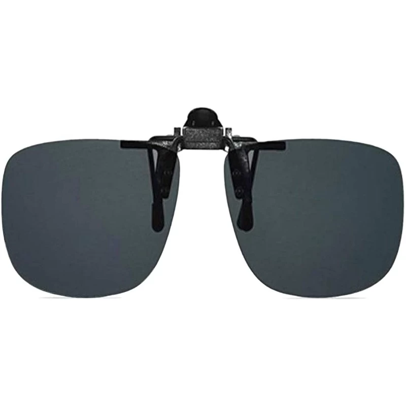 Rimless Clip On- Flip Up- Adjustable Spring Clip on- Driving Lens - CU18WYNHW3D $26.61