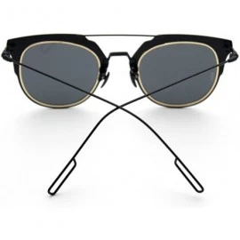 Rectangular Womens Sunglasses Super Starts Best Love Style AC Lens 30 Gram Summer Hot Item - Black/Black - CN11ZIRGA7D $20.95