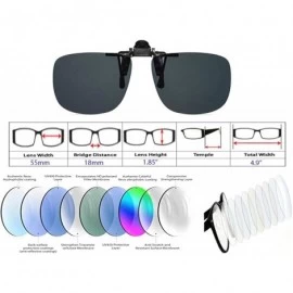 Rimless Clip On- Flip Up- Adjustable Spring Clip on- Driving Lens - CU18WYNHW3D $26.61