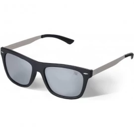 Sport Unisex Polarized Sunglasses Classic Stylish Sun Glasses for Man Women 100% UV Protection - Silver - CY18U0MNEZY $10.53