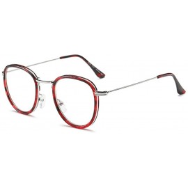 Rectangular Men Women Anti Blue Light Glasses - Round Eyeglasses Clear Lens Glasses Frame - C33 - CO18CSGDR0M $9.67