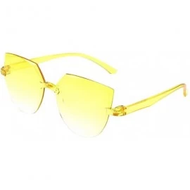 Rimless Fashion Heart Rimless Sunglasses - Z-8 - CB1908QCX7R $11.45