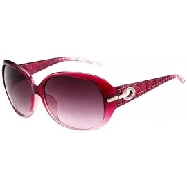 Sport Fashion Sunglasses Toad Mirror Retro Sunglasses UV400 Protection Vintage Shades Sunglasses for Women - Purple - CG19076...