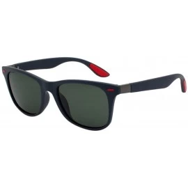 Rectangular Sunglasses Polarized Protection Glasses - D - CP18U98OUUH $13.31