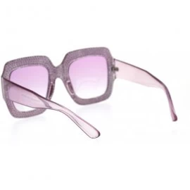Round Beveled Diamond Cut Edge Heart Shape Plastic Valentines Sunglasses - Purple - CS18TCKS0RD $8.85