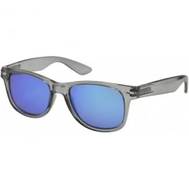 Sport Unisex Destin Polarized Wrap Sunglasses - Smoke Crystal - C618MCL3UUN $31.76