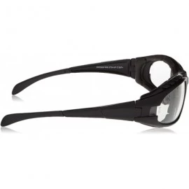 Sport Safety Glasses Diamondback Shiny Red Frame Foam Lined - Clear Anti-Fog Lens - CM1190O6DO1 $12.86