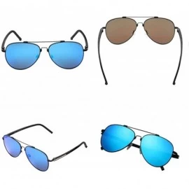 Aviator Polarized Fashion classic Driving Sunglasses for Men/Women- Aviator glasses Memory Alloy Frame - CZ18SAMCGCE $17.86