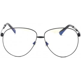 Rimless Women UV400 Mirror Rose Gold Pilot Sunglasses Men Shades Sun Glasses - Black F - CN183385ZYQ $12.28