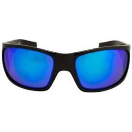Rectangular Polarized Sports Sunglasses for Men Women Fishing Running Hiking Running Cycling - Black - C618DNI2YMC $13.13