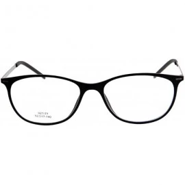 Oversized Vintage Clear Lens Glasses With Fashion Polarized Sunglasses Clip L8172 - Oval Black - C412O1WSBQN $14.59