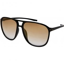 Oversized Oversized Classic Square Aviator Brow Bar Plastic Sunglasses 541088-KGM - C018C4M4OIS $19.15