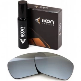 Sport Polarized Replacement Lenses for Blackfin Sunglasses - Silver Chrome Mirror - CA120X6QGHN $61.80