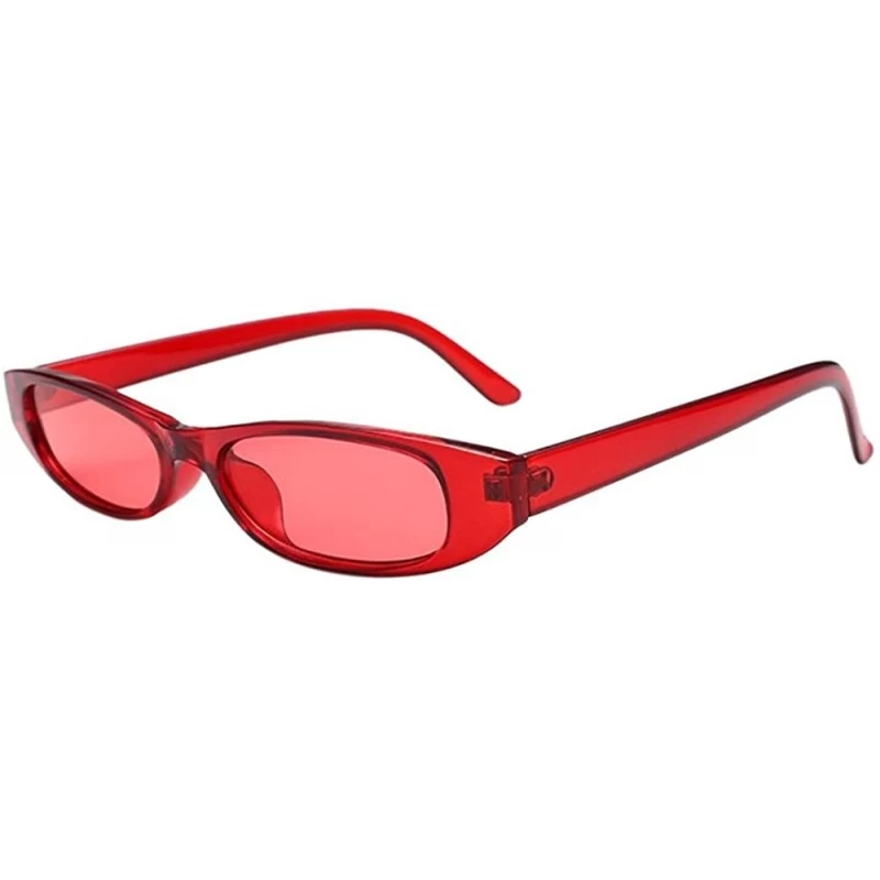 Oval Vintage Unisex Sunglasses Eyeglass - H - CF18N6MSUNL $11.61