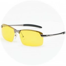Oversized Classic style Sunglasses for Men and Women Plate Resin ¹â Sunglasses - Gray(night Vision) - CG18SZUG5L0 $29.41
