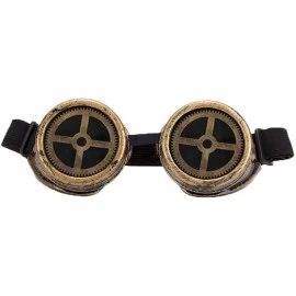 Goggle Barbed Wire Steampunk Goggles Kaleidoscope Rave Glasses Vintage Punk Gothic Cosplay - Brasscross-shape - CB18KHA707Z $...