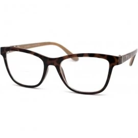 Rectangular Womens Horn Rim Rectangular Bi-focal Reading Glasses - Tortoise - C2193XOEU7Q $11.74