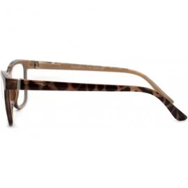 Rectangular Womens Horn Rim Rectangular Bi-focal Reading Glasses - Tortoise - C2193XOEU7Q $11.74