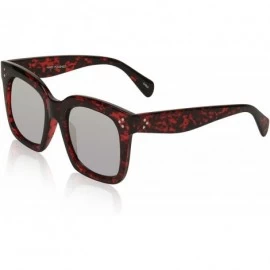 Square Square Sunglasses For Women Oversized Retro Vintage Sunglasses UV400 Protection - C718EKZ0698 $18.04