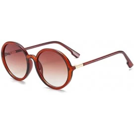 Rimless Fashion Round Frame Sunglasses Trend Ladies Sunglasses Versatile Sunglasses - CL18X857U9W $78.99