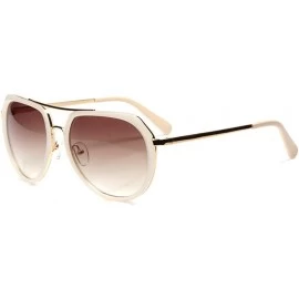 Aviator Women Aviator Sunglasses Uv400 Protection Lsp510 - White - C911EL43PSR $19.20