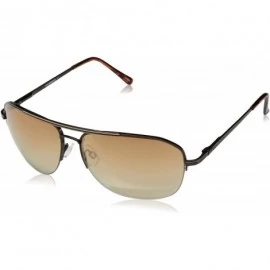 Aviator Men's U931 Aviator Sunglasses- 62 mm - Brown - CA1296VPIQB $24.35