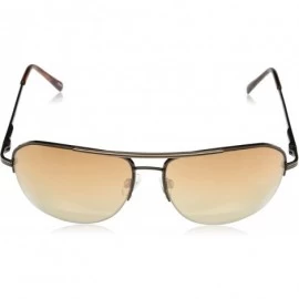 Aviator Men's U931 Aviator Sunglasses- 62 mm - Brown - CA1296VPIQB $47.43